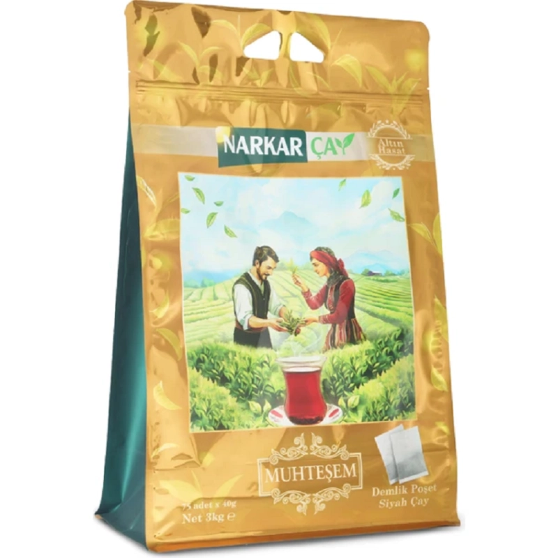 Narkar Muhteşem Demlik Poşet Çay 3 Kg ( 75 X 40 Gr )a