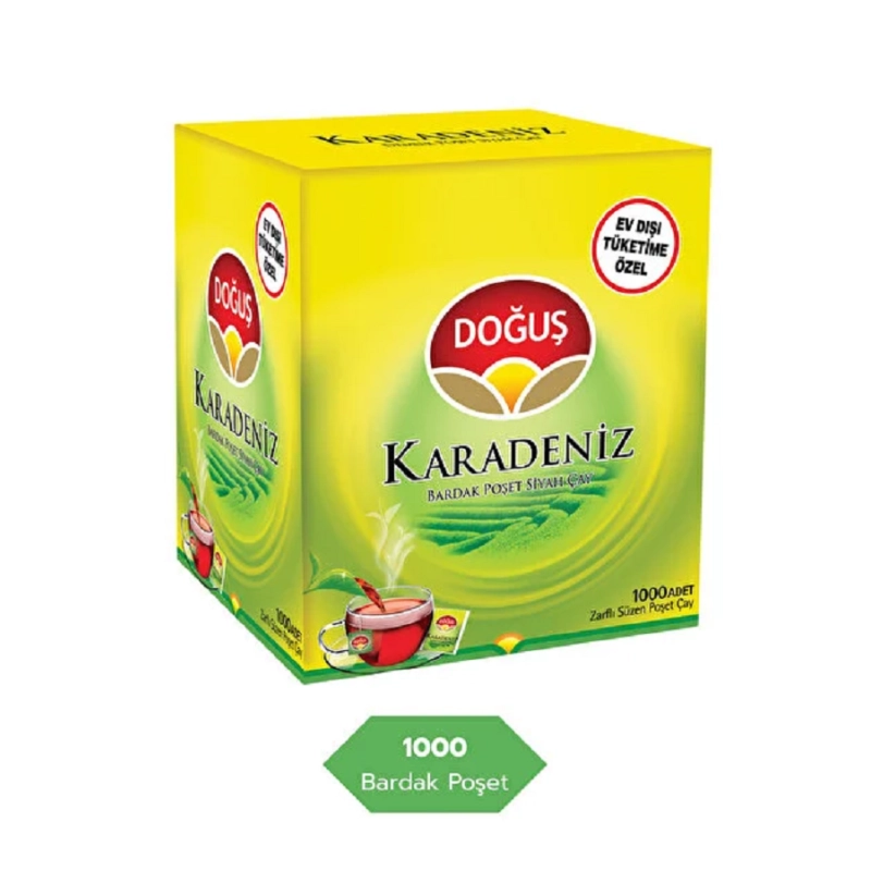 Doğuş Karadeniz Bardak Poşet Çay 1000 Adet X 2 Gr